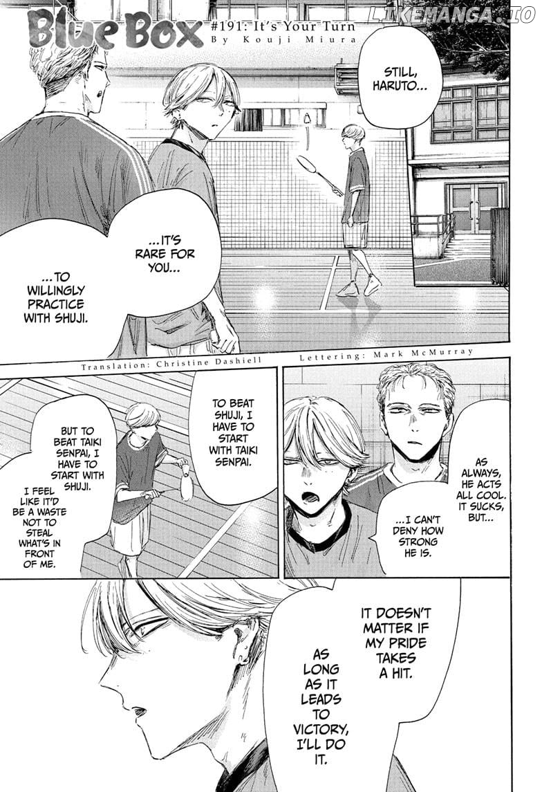 Blue Box, Chapter 191 image 01
